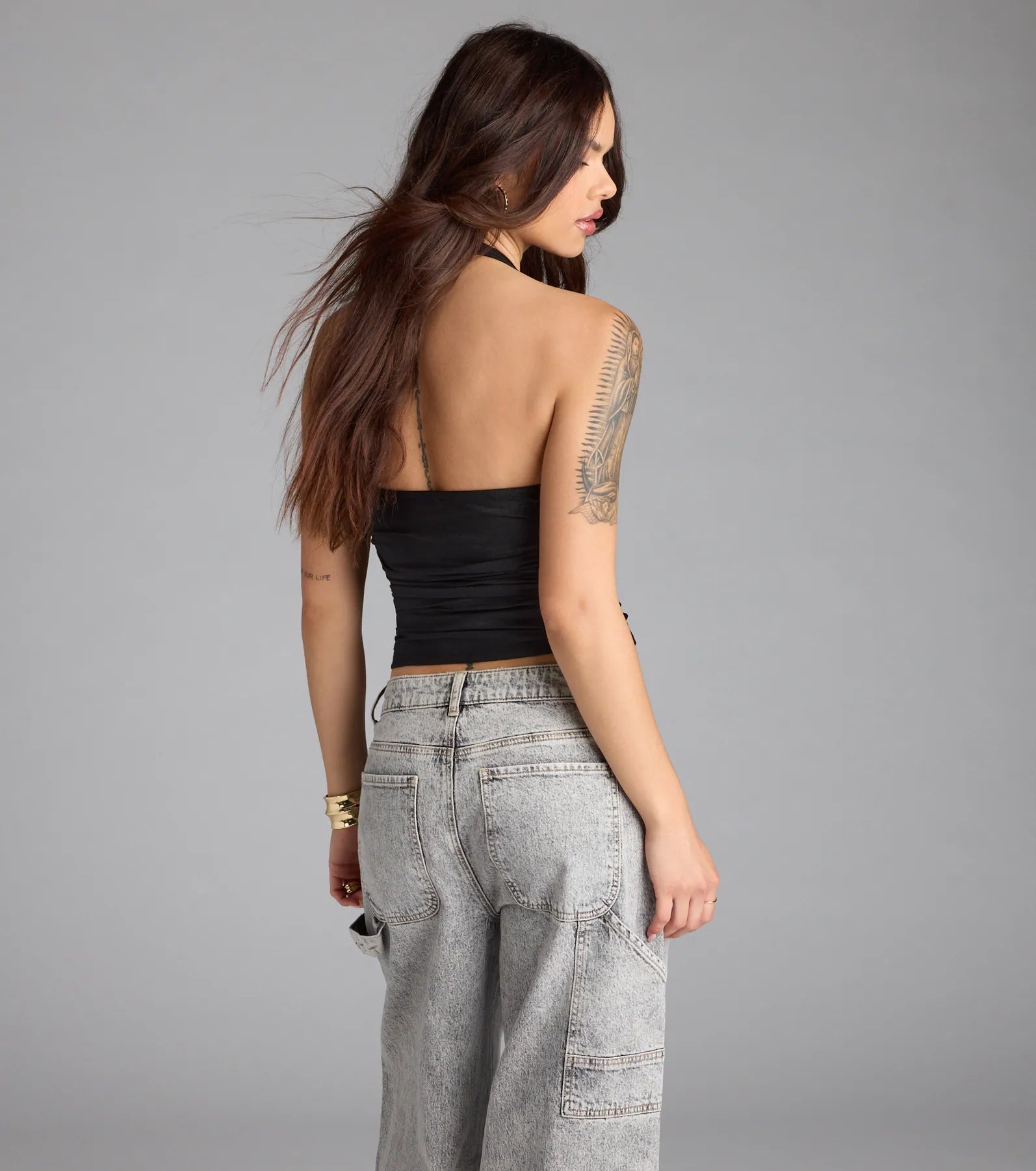 Major Vibe Plunge Halter Top