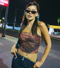 Bare It Boldly Leopard Cropped Tube Top