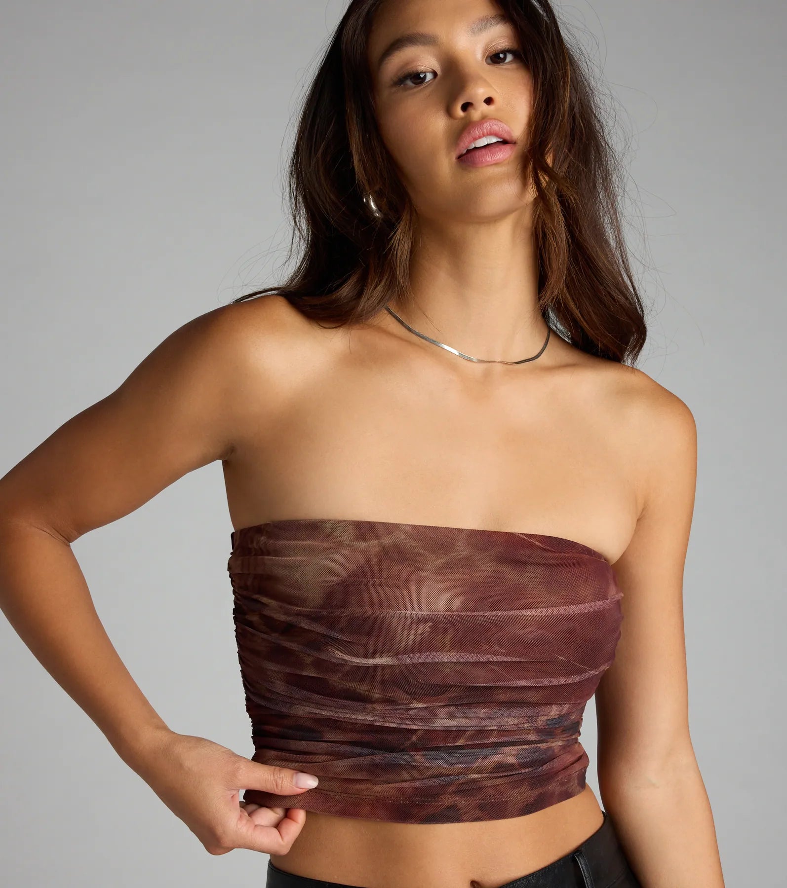 Bare It Boldly Leopard Cropped Tube Top