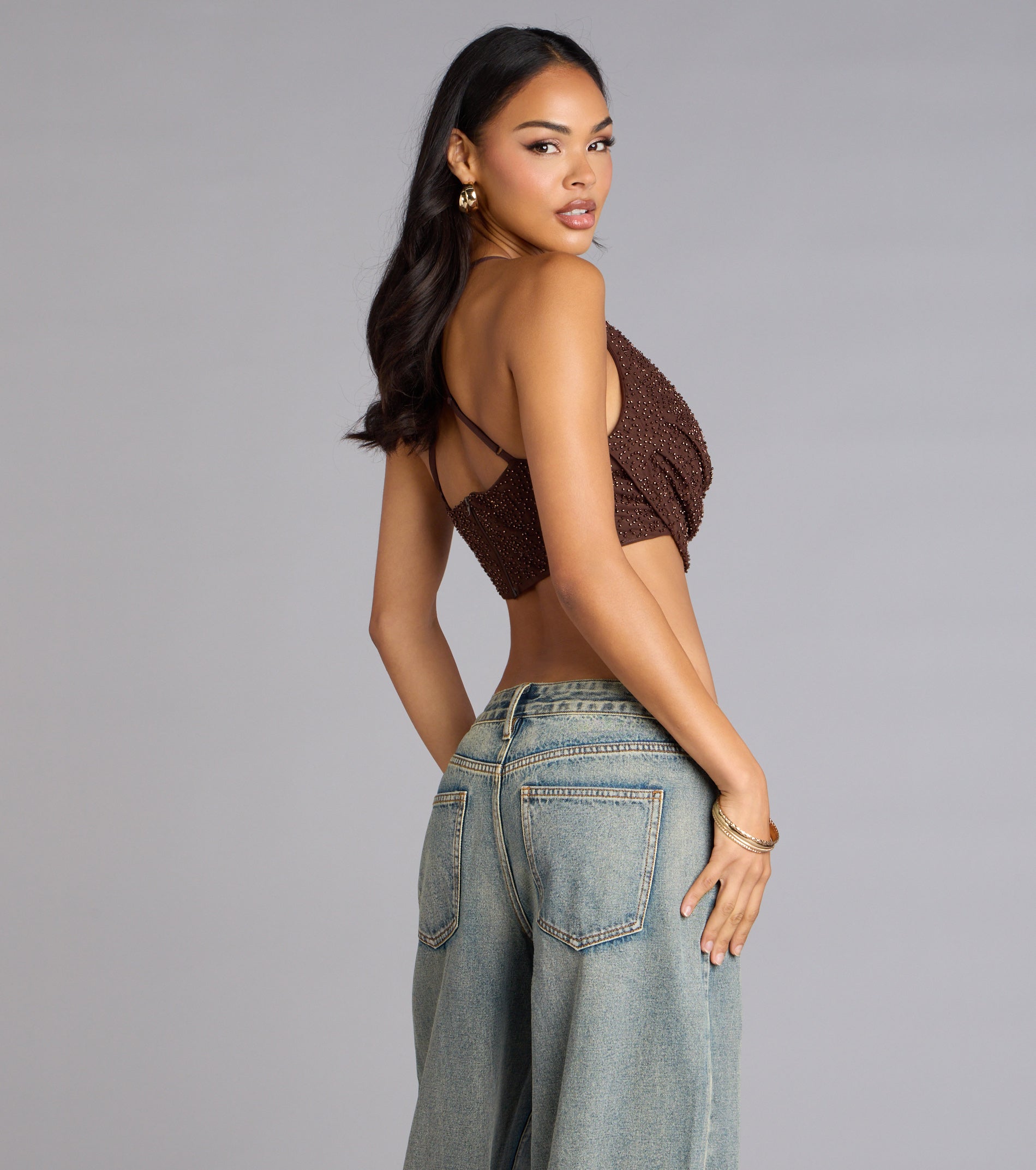 Shimmer Frequency Halter Top