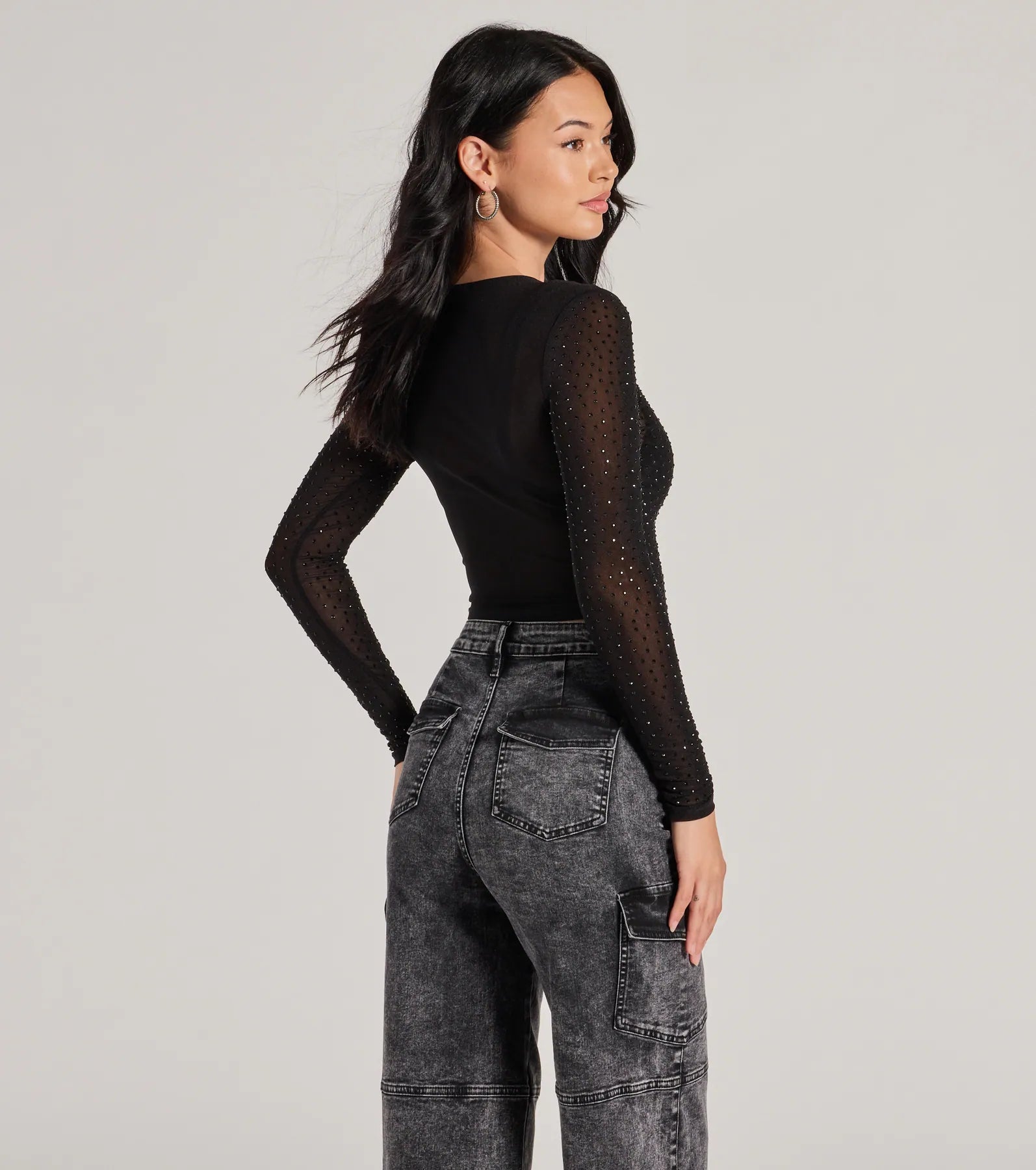 Feel The Heat Stone Crop Top