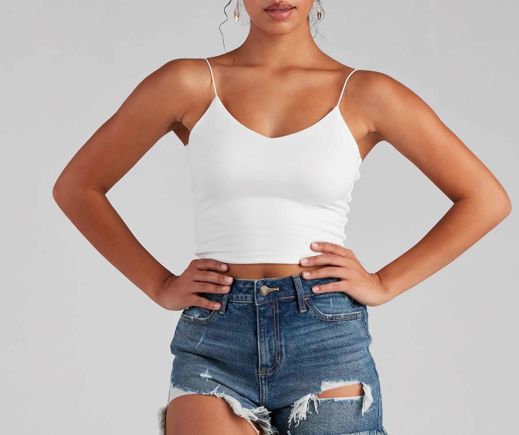 Girl Next Door Cropped Tank