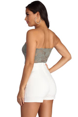 Sweet Scalloped Lace Bodysuit