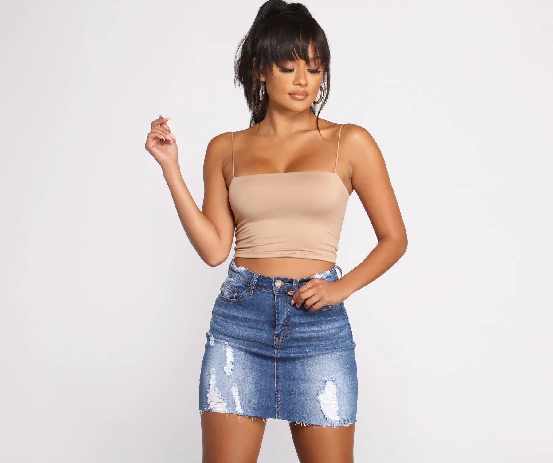 Cropped And Basic Tank