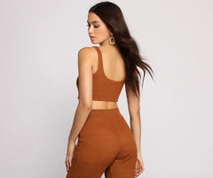 Major Cozy Vibes Cropped Tank