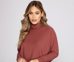 Roll With It Turtleneck Top