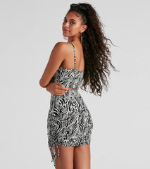 Wild Zebra Crop Tank Top