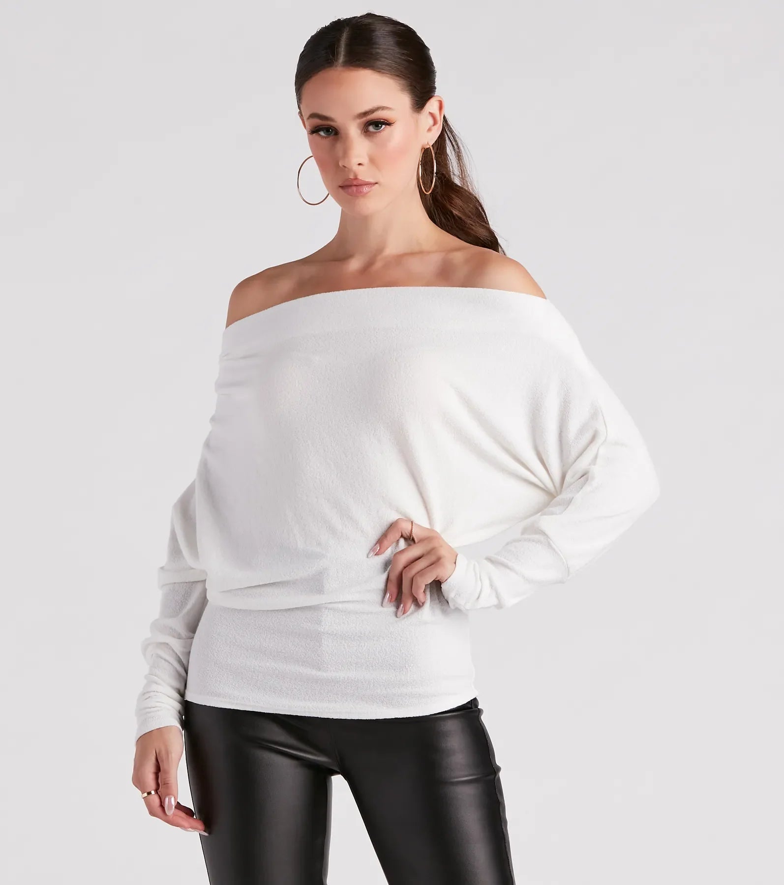 Places To Be Off-The-Shoulder Top