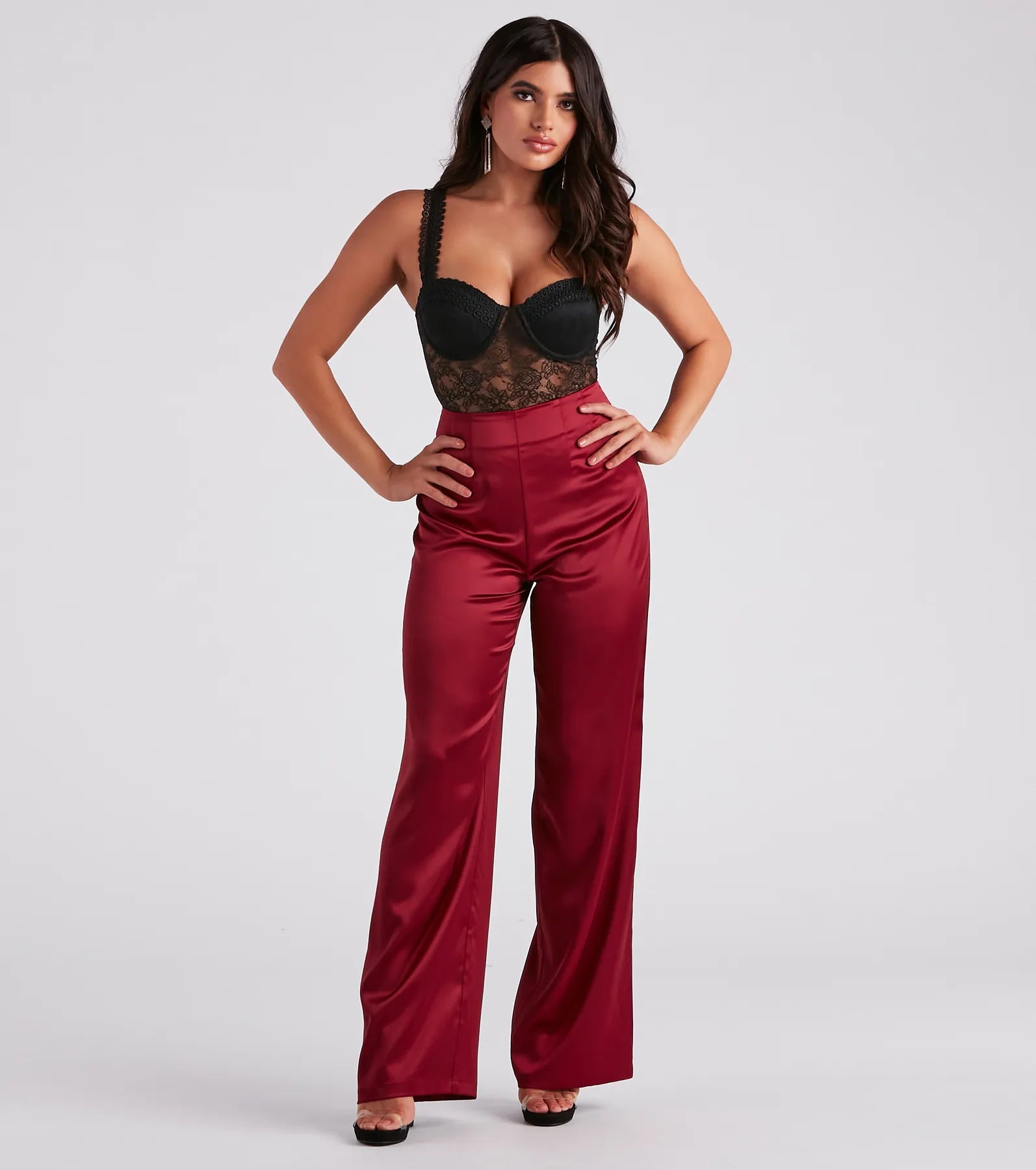 Lace Be Sheer Bustier Bodysuit