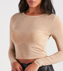Feel The Heat Stone Crop Top