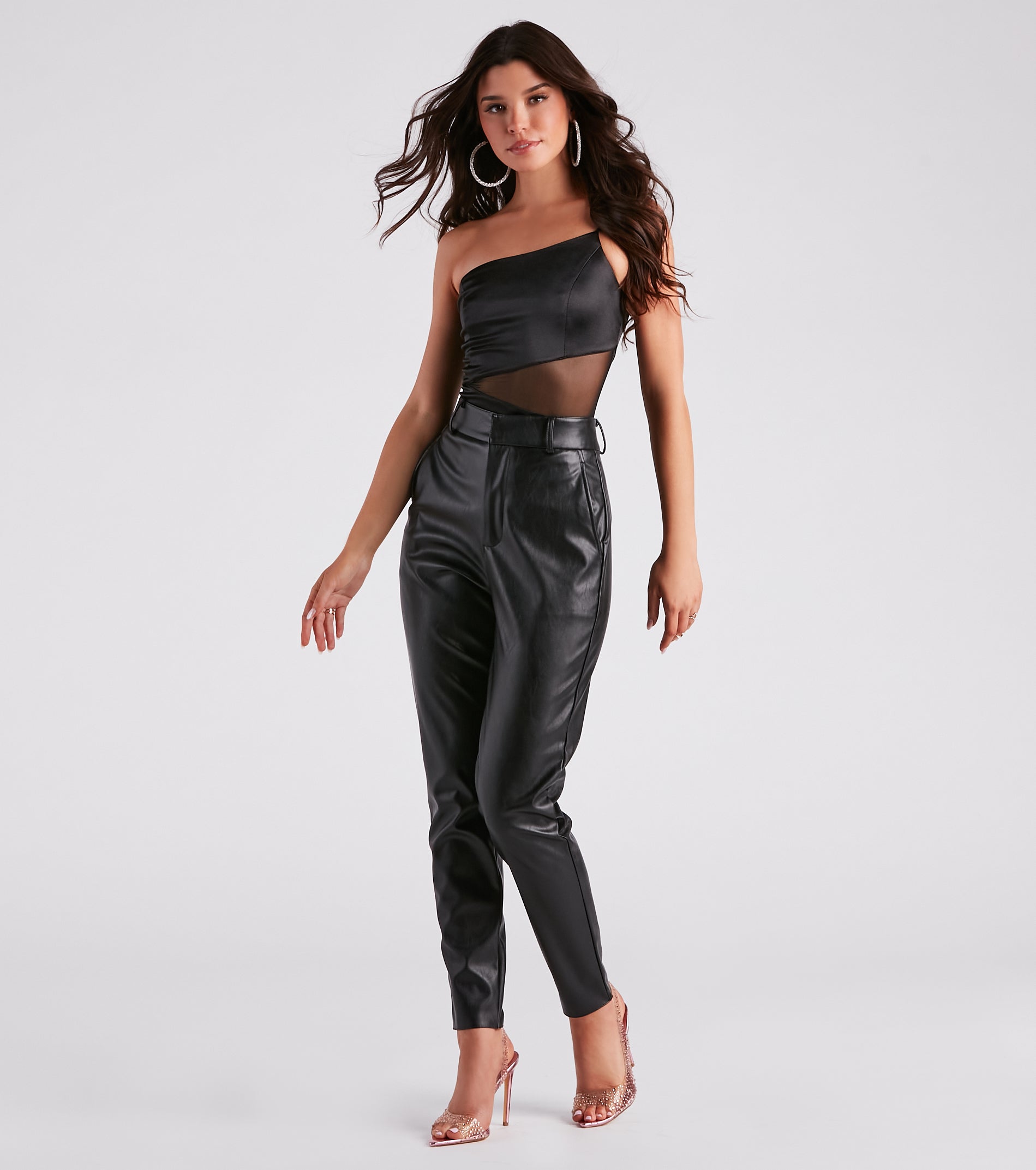 Chic Club 'Fit Sheer Mesh Bodysuit