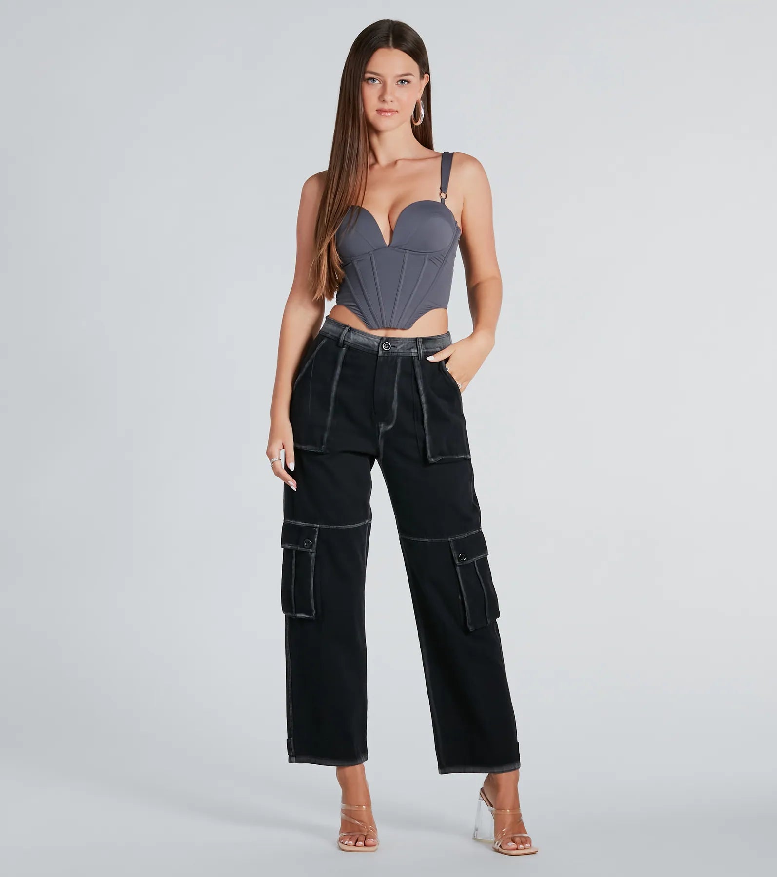 Sweet And Sultry Cropped Bustier Top