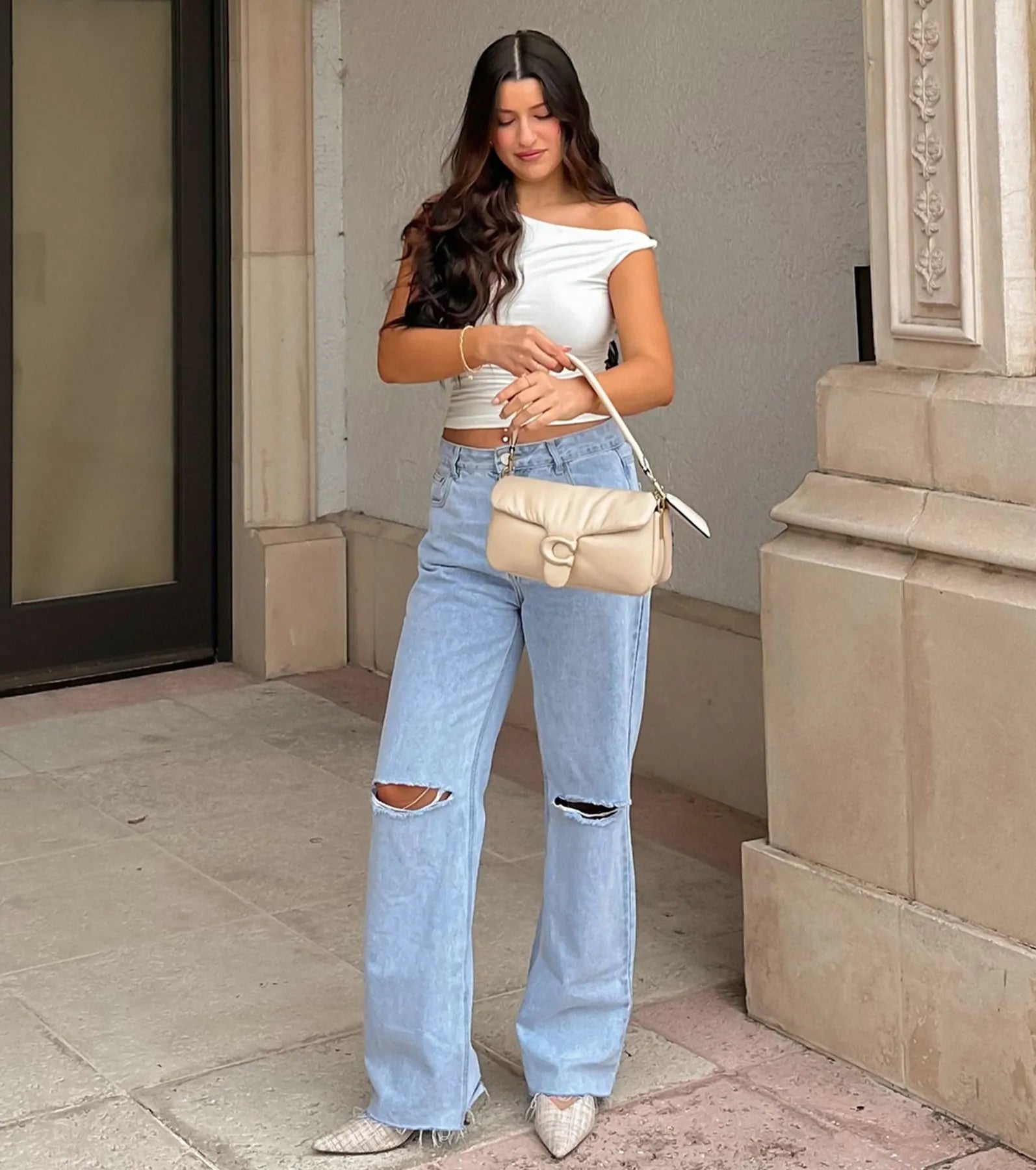 Confident Flirt One-Shoulder Crop Top