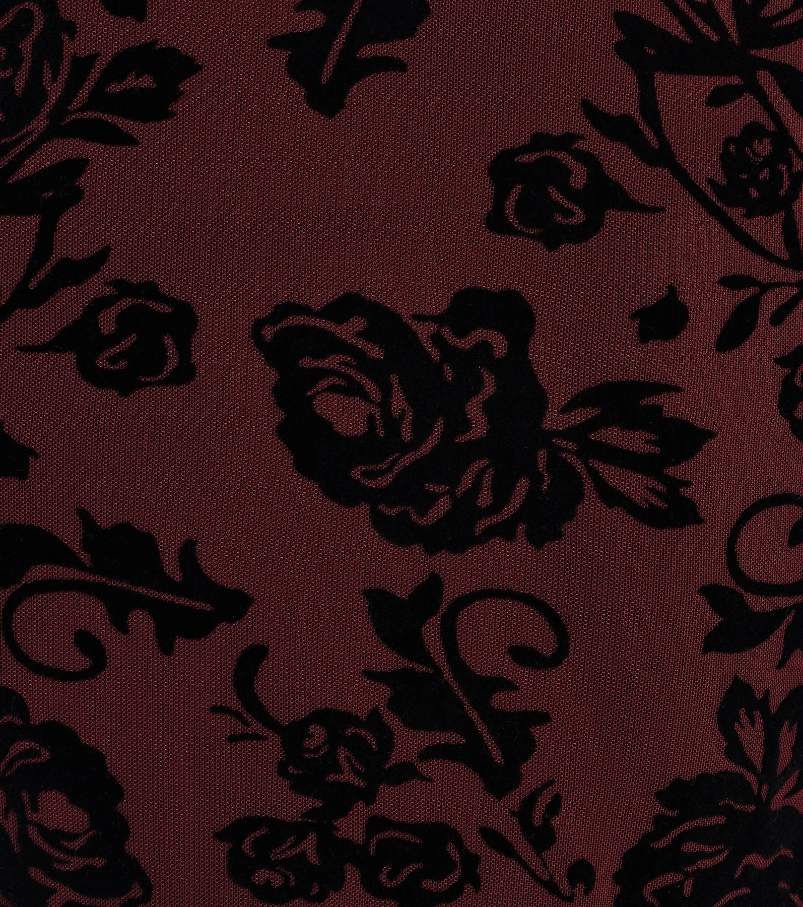 Luxe Wonder Flocked Velvet Floral Halter Top