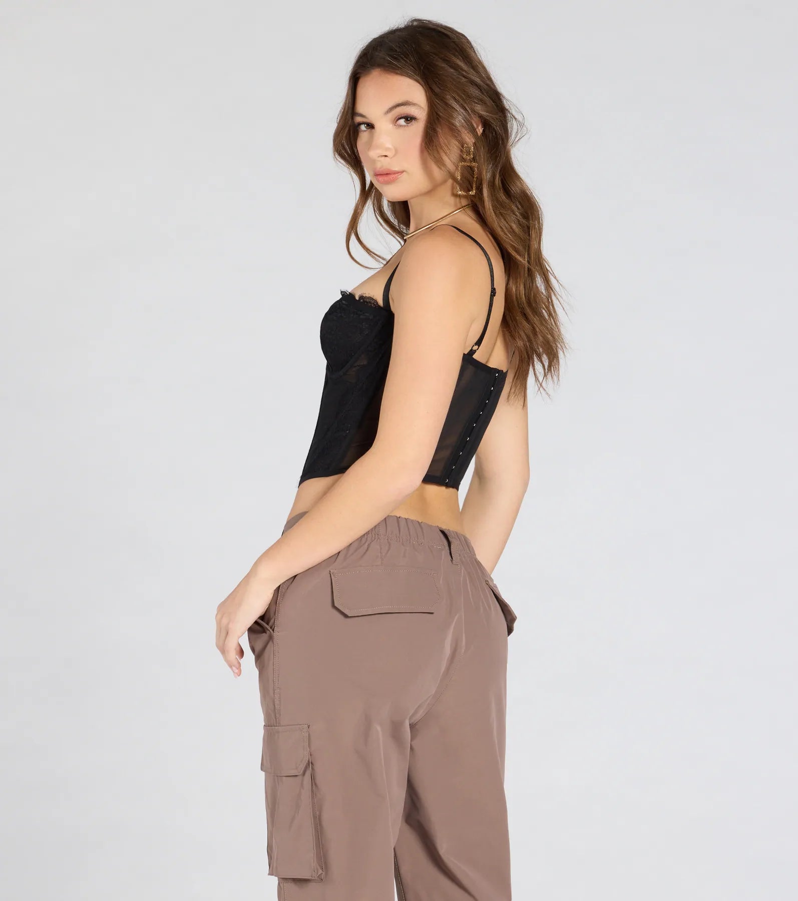 Total Bombshell Lace Corset Top