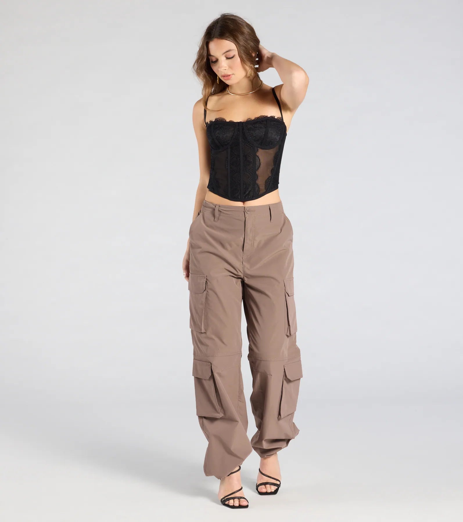 Total Bombshell Lace Corset Top