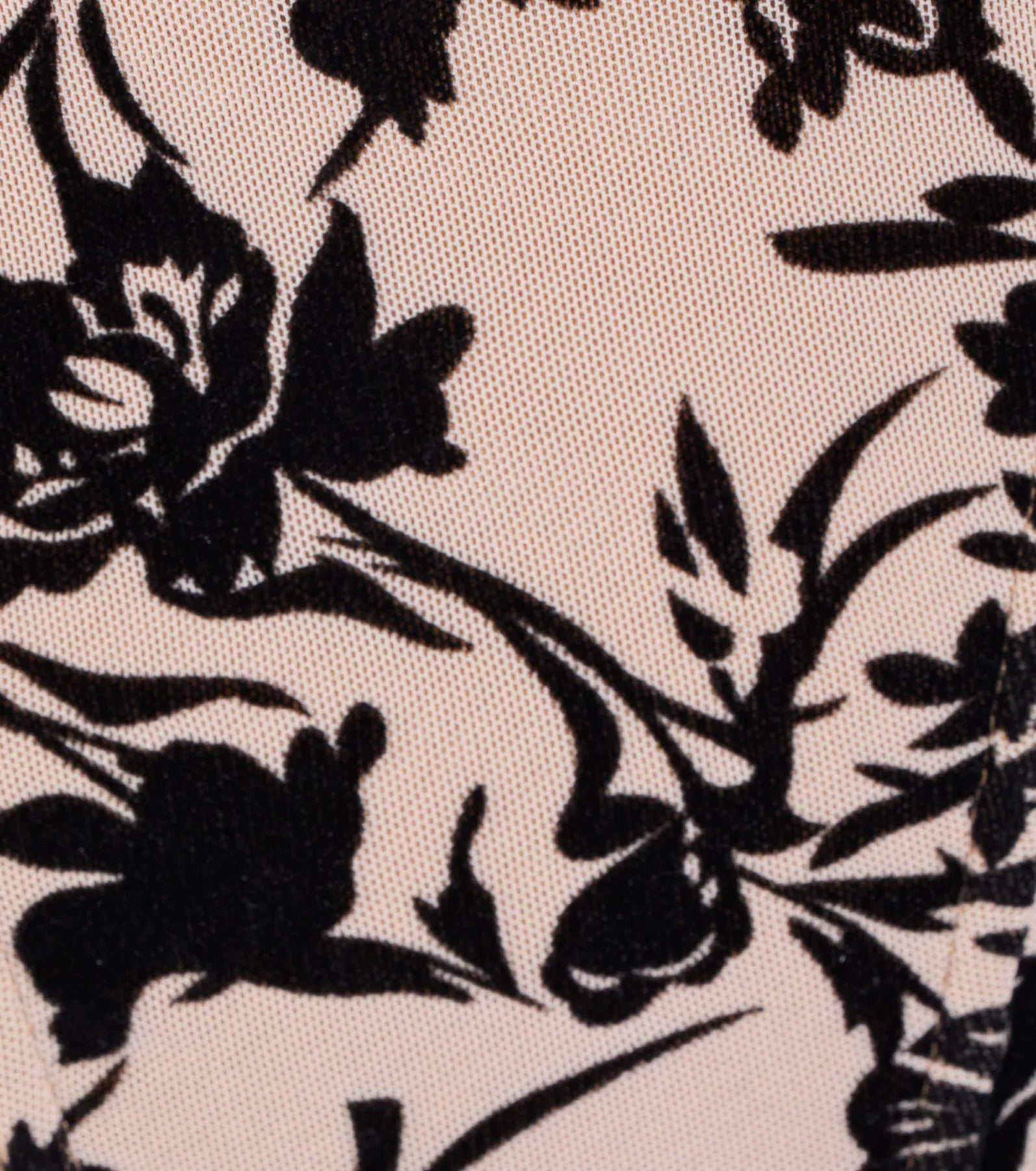 Sultry Desire Flocked Velvet Bustier