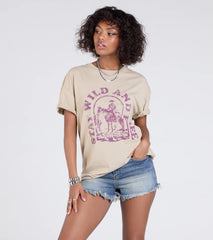 Stay Wild Oversized Graphic Tee