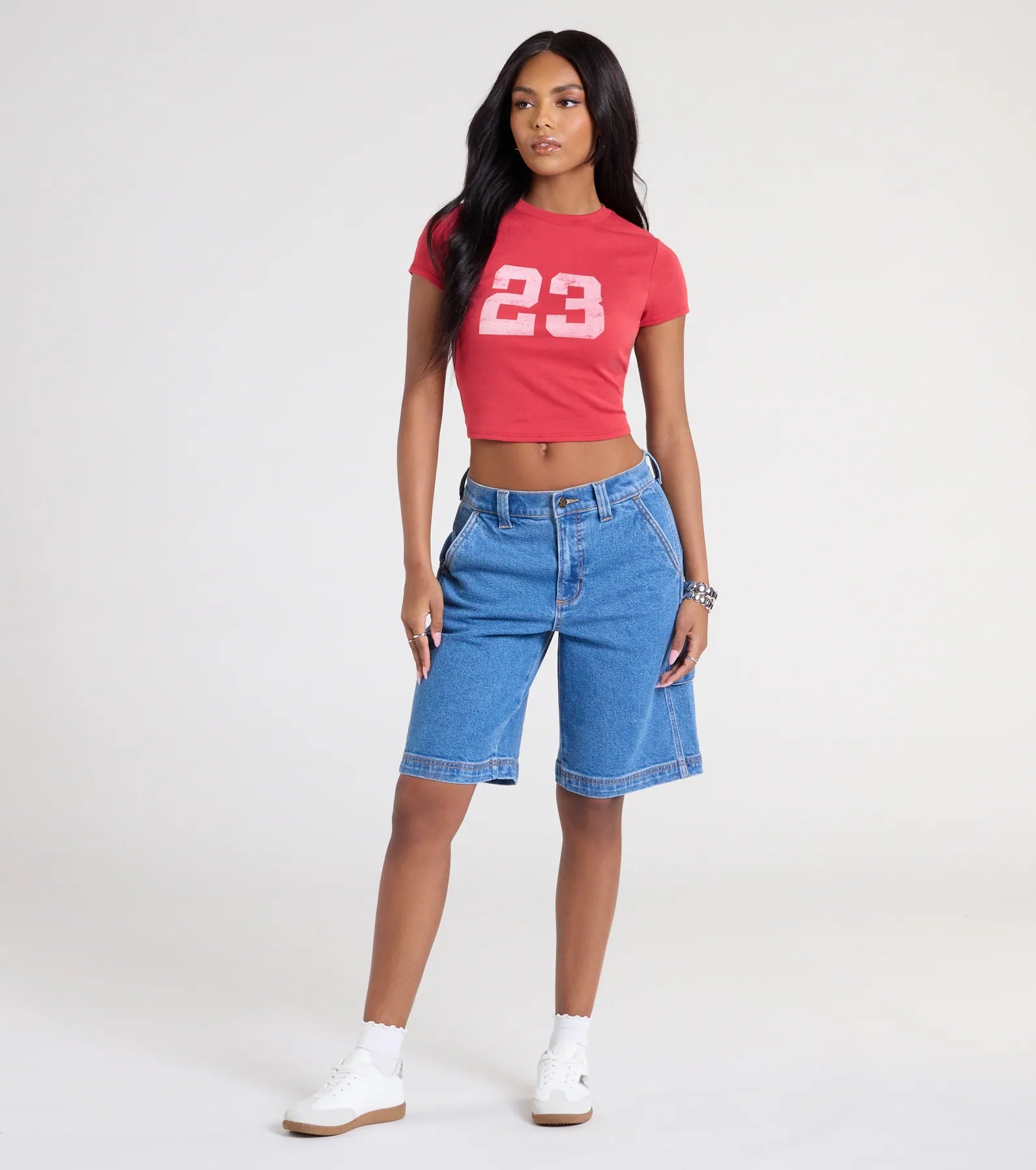 Feeling 23 Crop Graphic Tee
