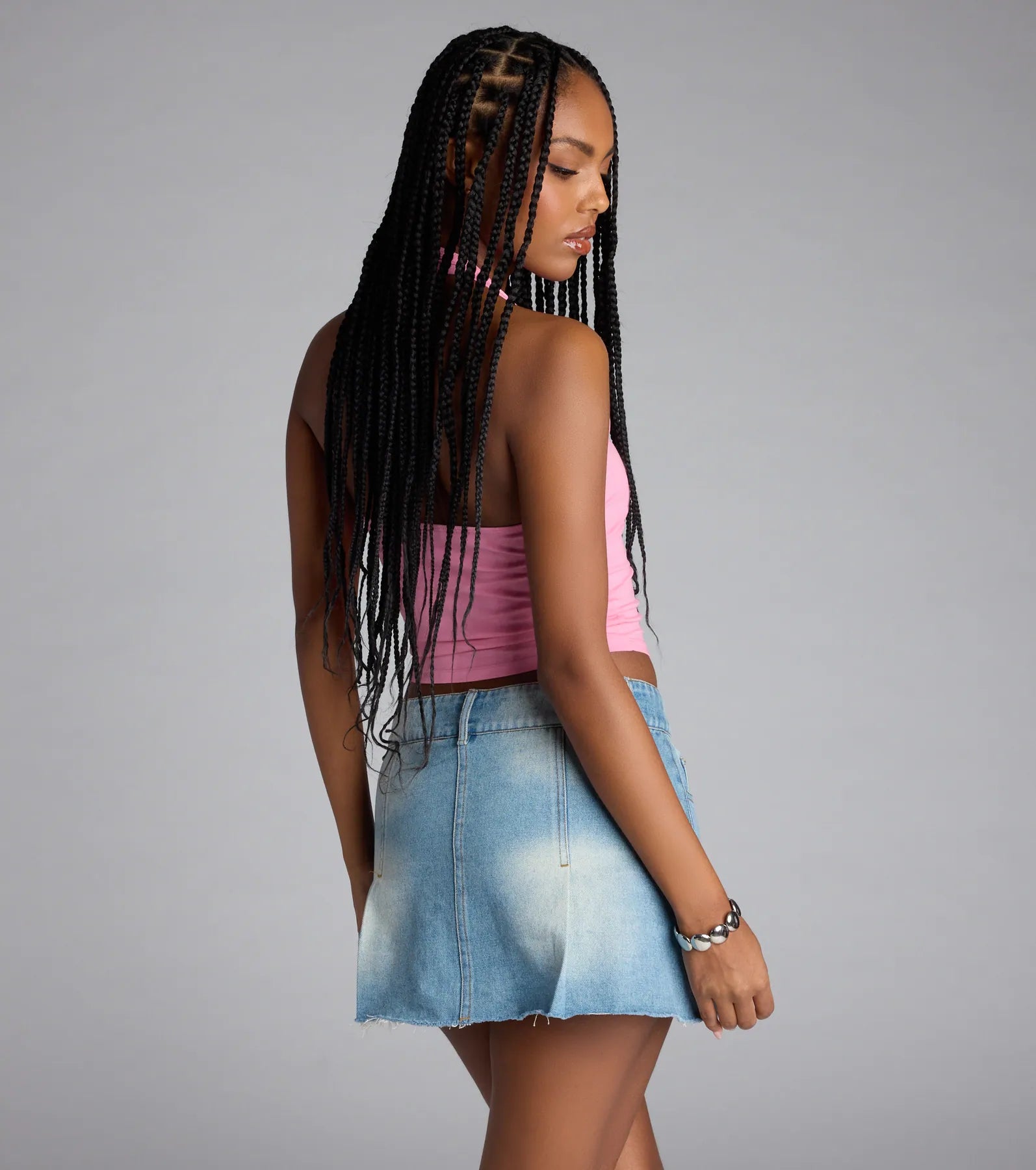 Mas Tequila Halter Crop Top