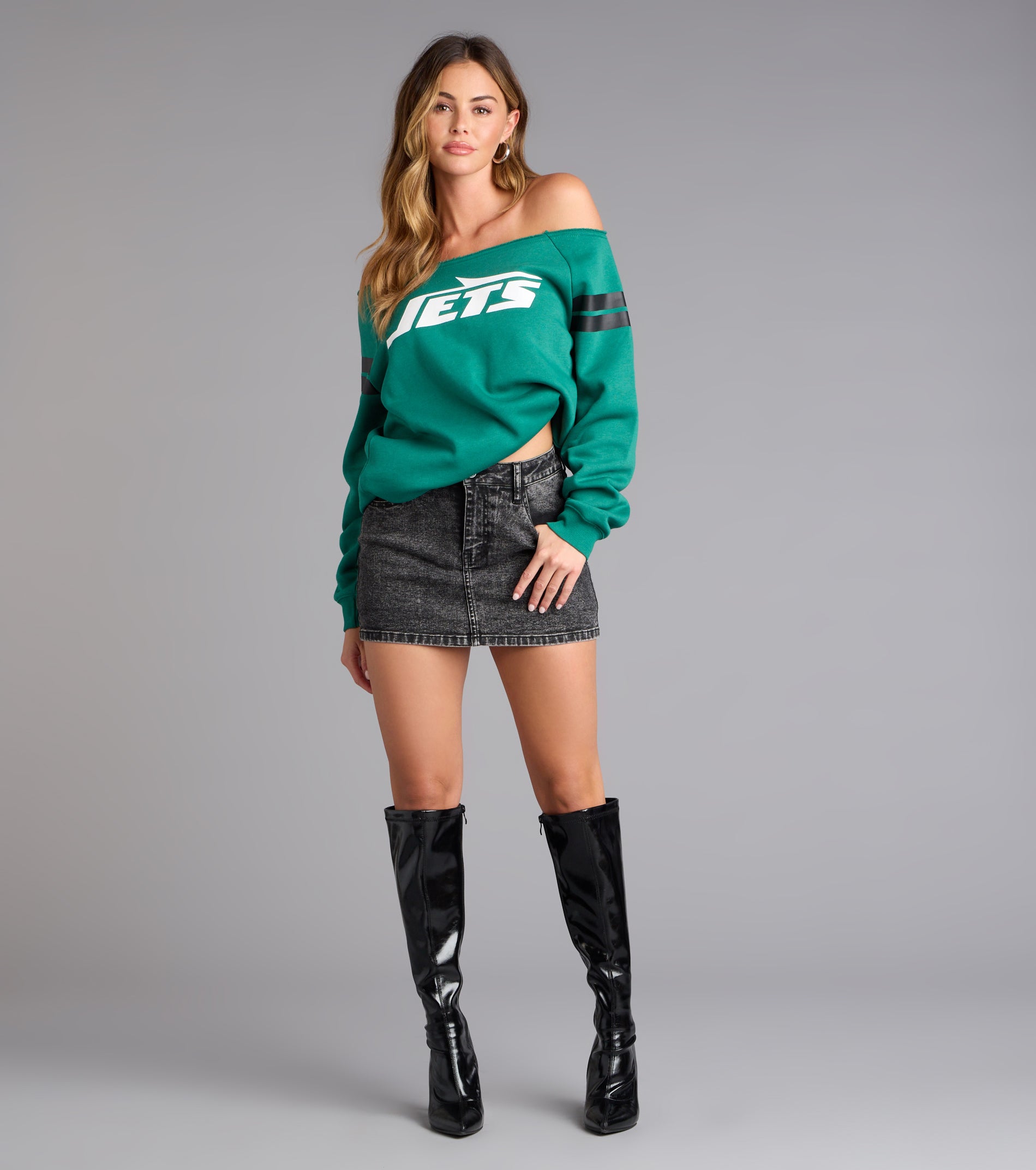 Ultra Game NFL New York Jets Pull-Over Top