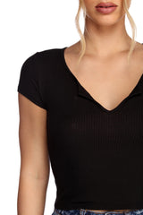 Back To Basics Ribbed Top