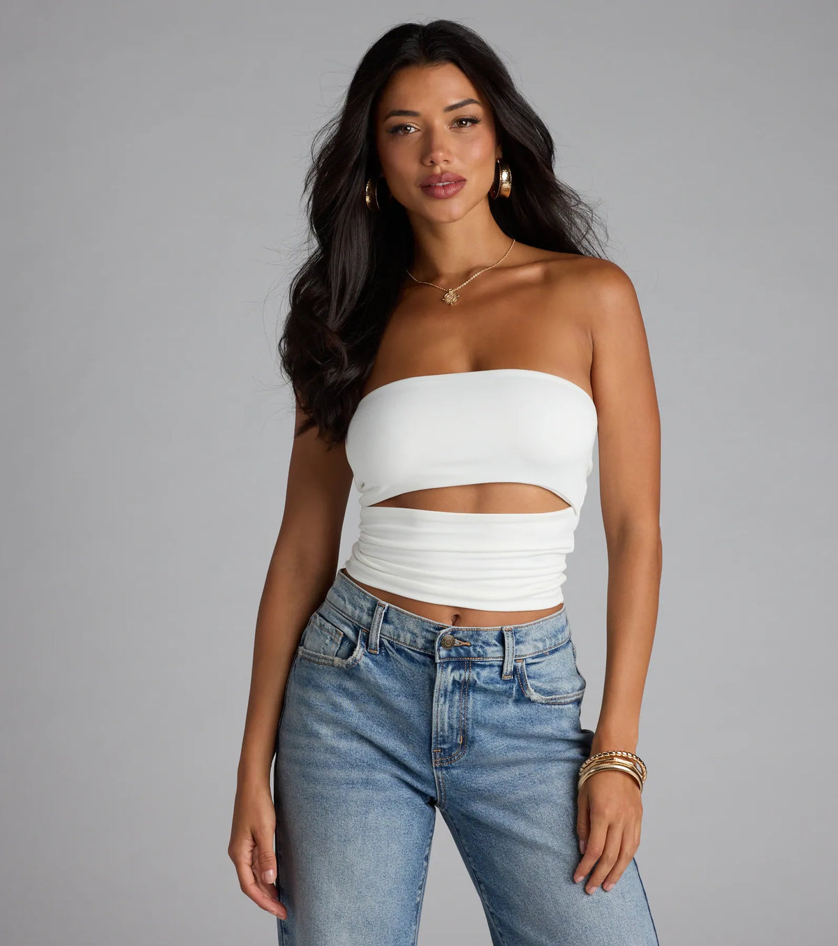 Ultra Trendy Cutout Tube Top
