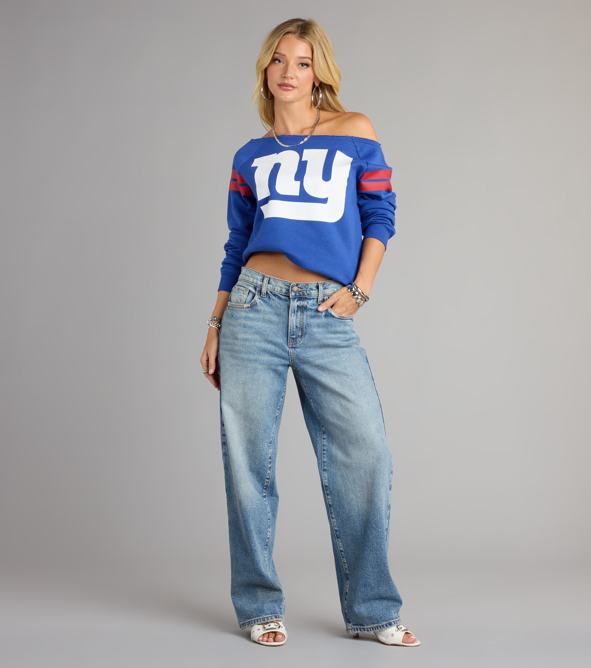 Ultra Game NFL New York Giants Pull-Over Top