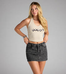 Lucky Break Halter Crop Top
