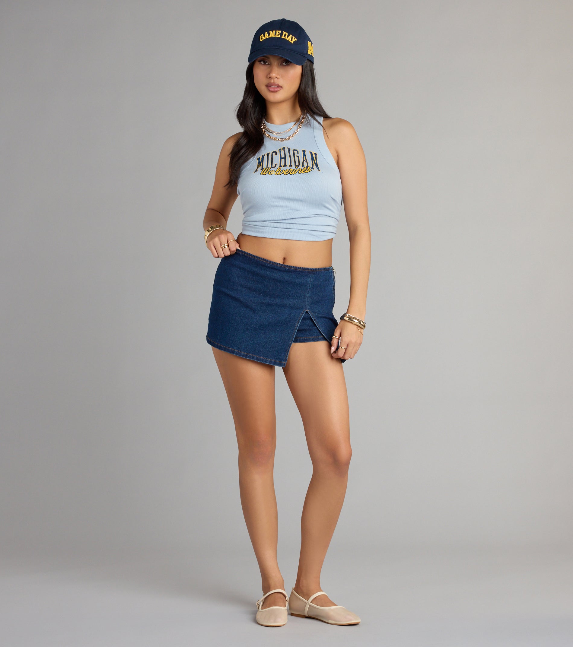 Michigan Wolverines™ Winner Ribbed Tank Top