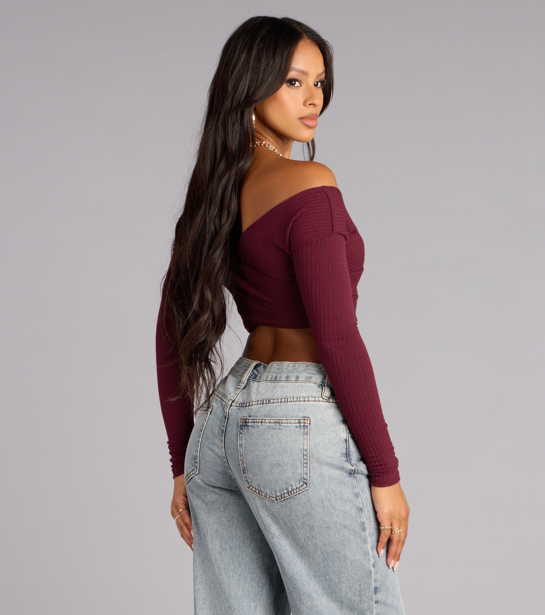 Sweet Intentions Wrap Top