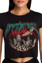 Adventure Screen Cropped Tee