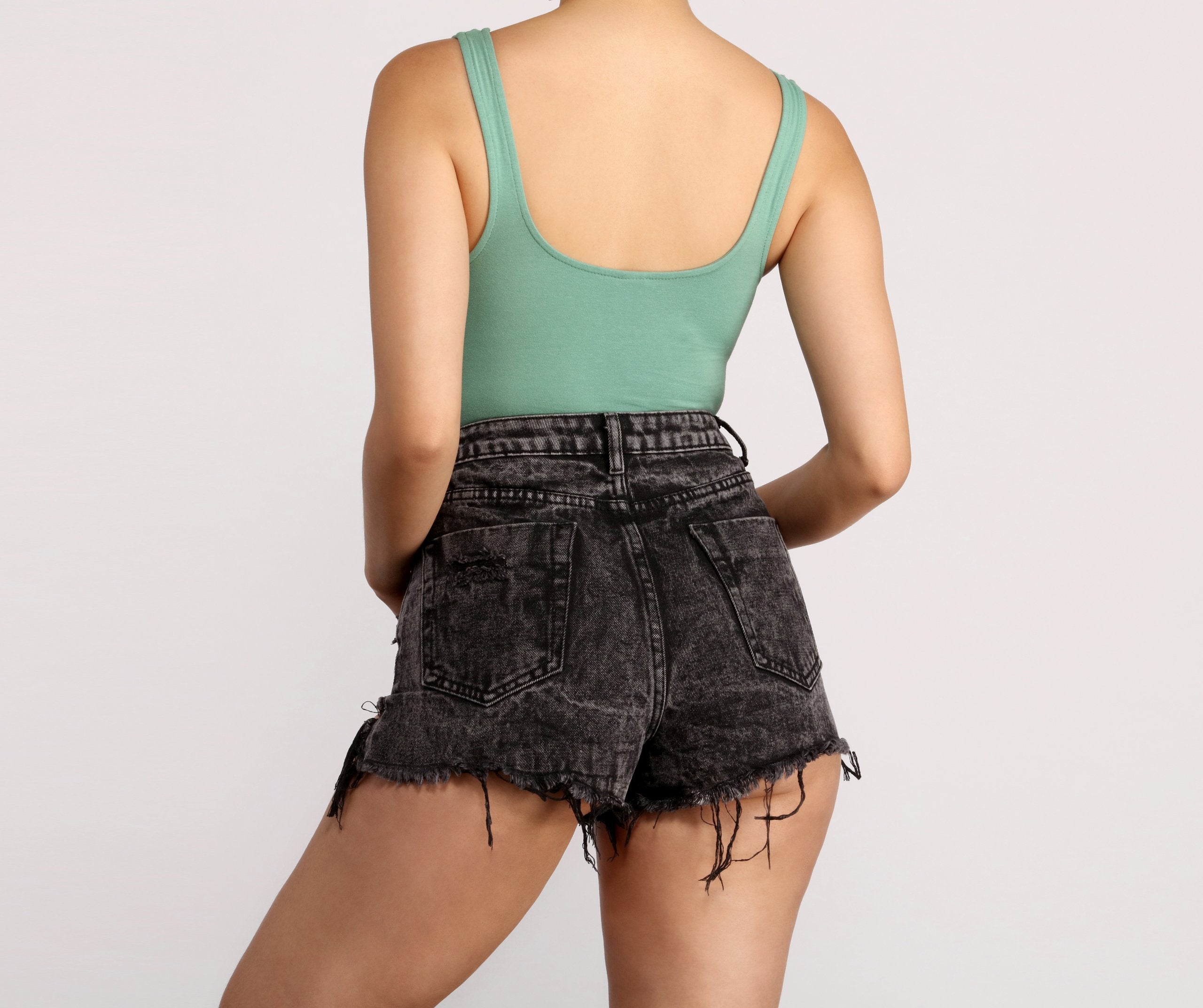 Basic Notch Front Tank Bodysuit