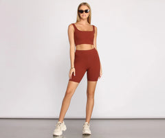 That Basic Life Ribbed Crop Top