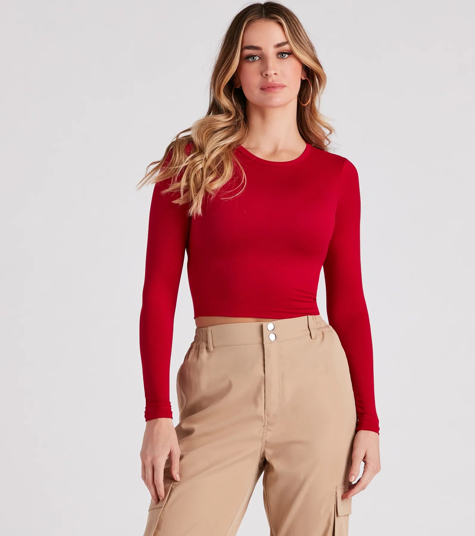 Essential Long Sleeve Crew Top