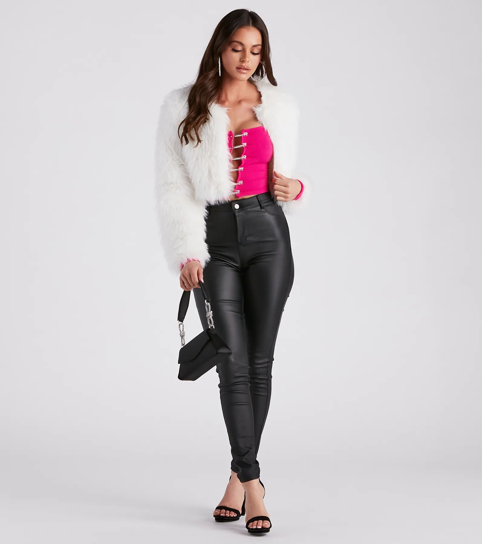 A Girls Gotta Shine Knit Crop Top