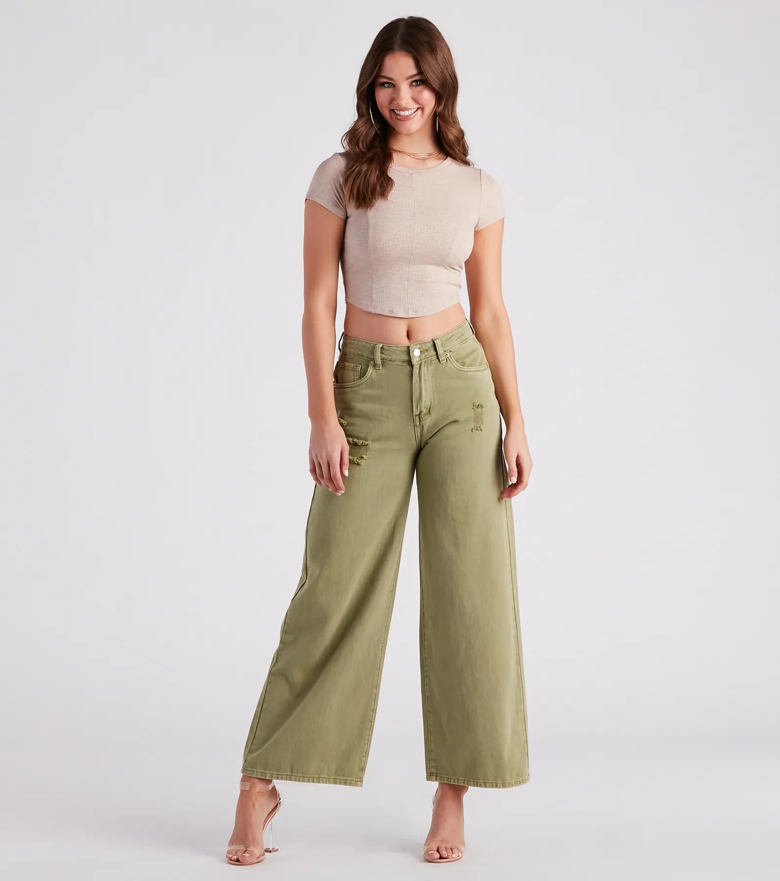 All In The Details Rib Knit Crop Top