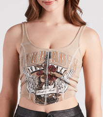 Rock And Roll Babe Graphic Tank