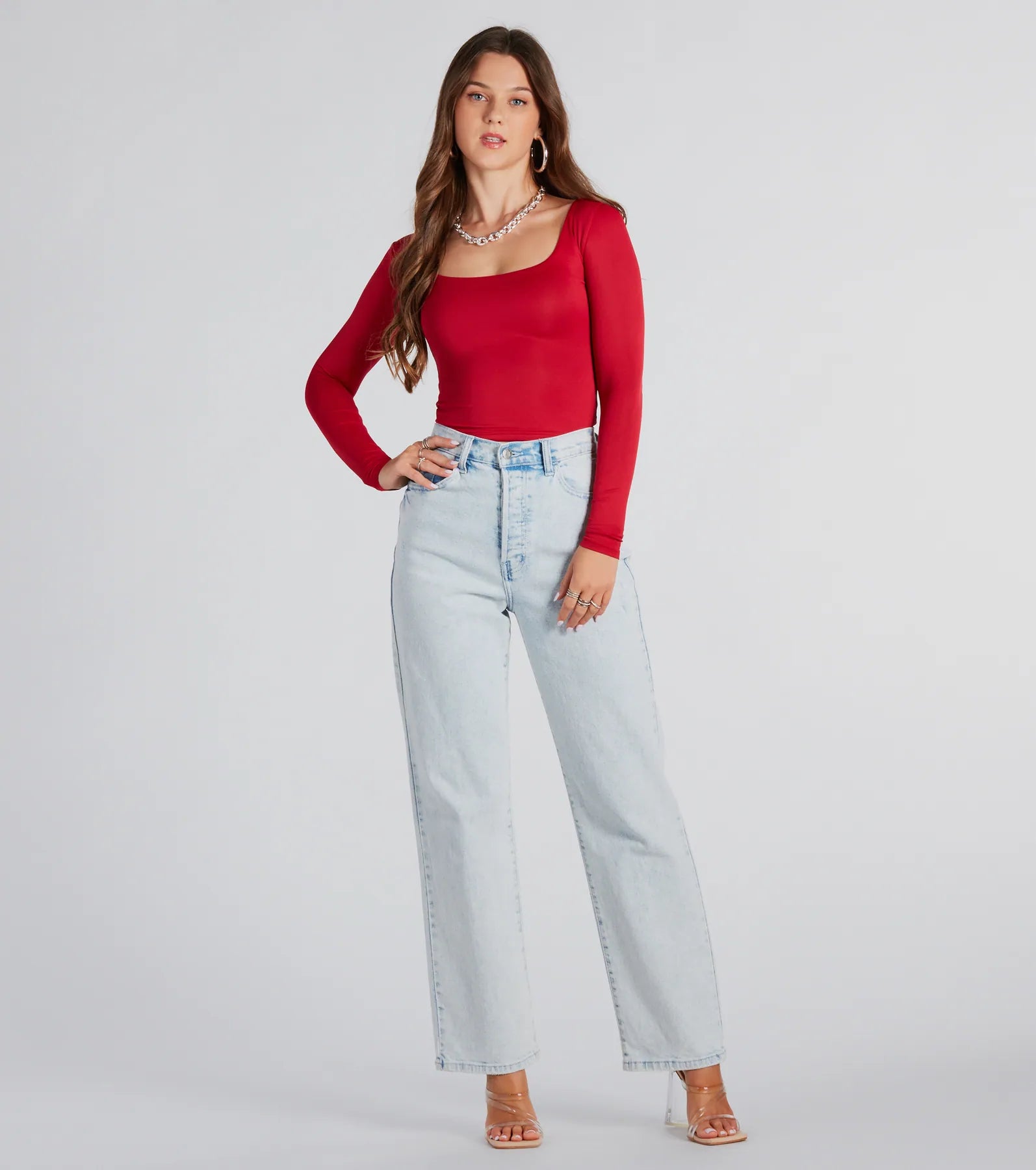 Clean Lines Scoop Neck Seamless Top