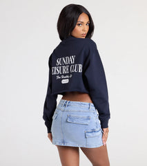 Sunday Leisure Oversized Graphic Sweatshirt