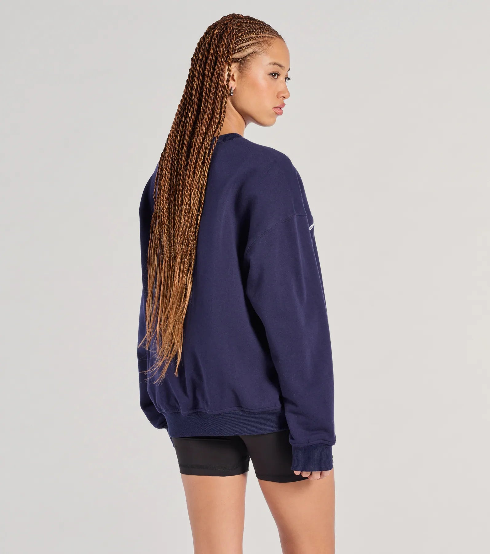 Los Angeles Embroidered Oversized Sweatshirt