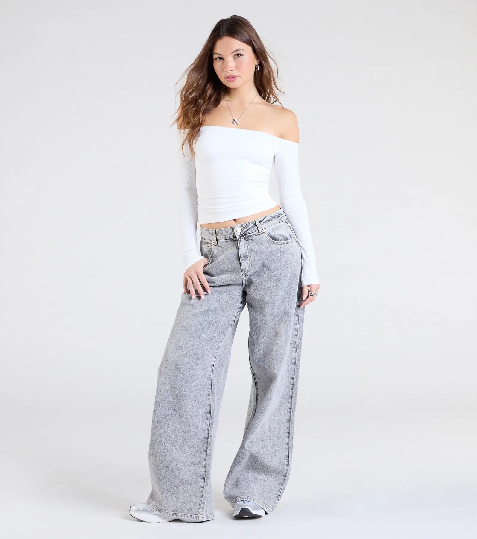 Simply Elevated Off-The-Shoulder Smooth Knit Top