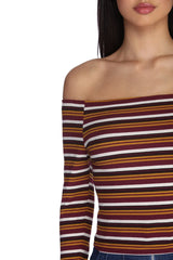 All That Stripe Crop Top