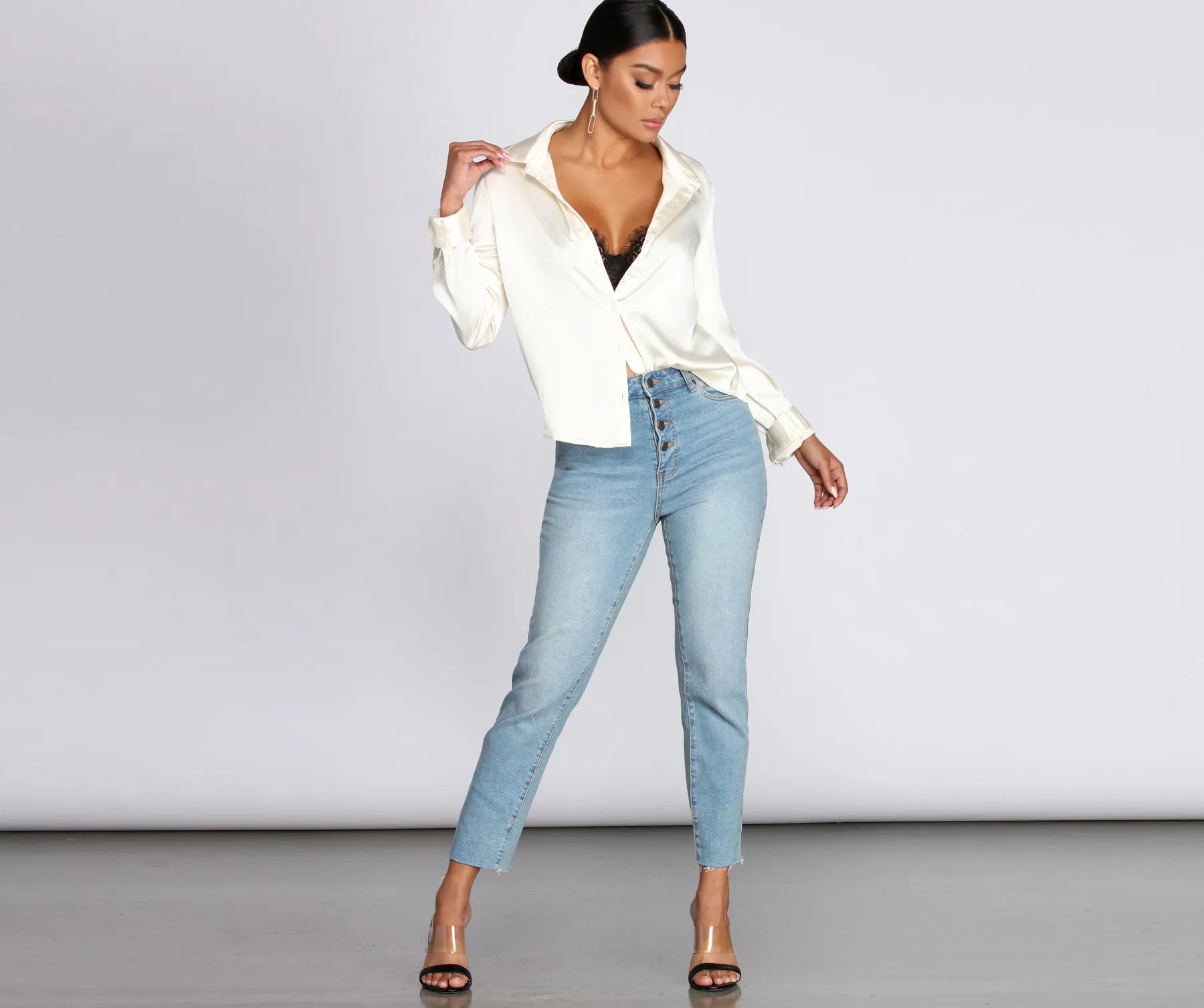 The Classic Satin Blouse