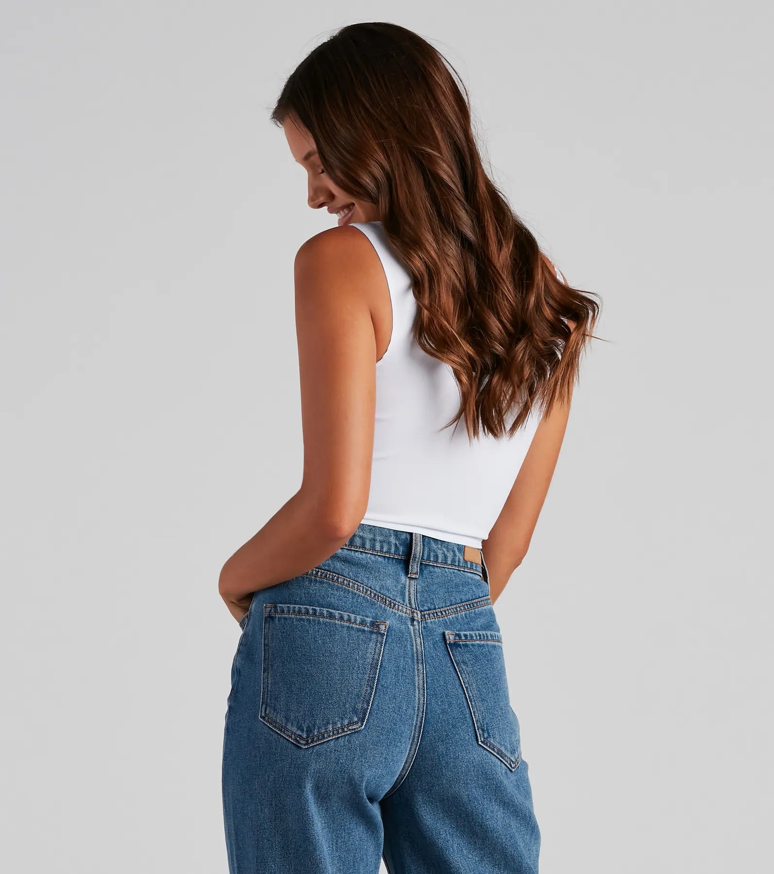 Hook and Eye Corset Crop Top