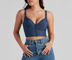 GNO Denim Corset
