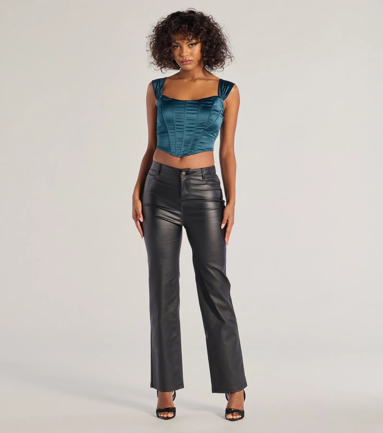 Renaissance Spell Lace-Up Satin Corset