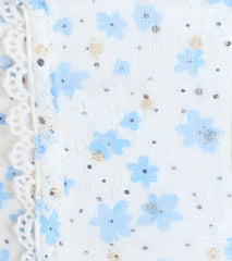 Special Moment Floral Glitter Dot Corset Top