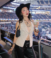 Fresh Vibes Denim Halter Top