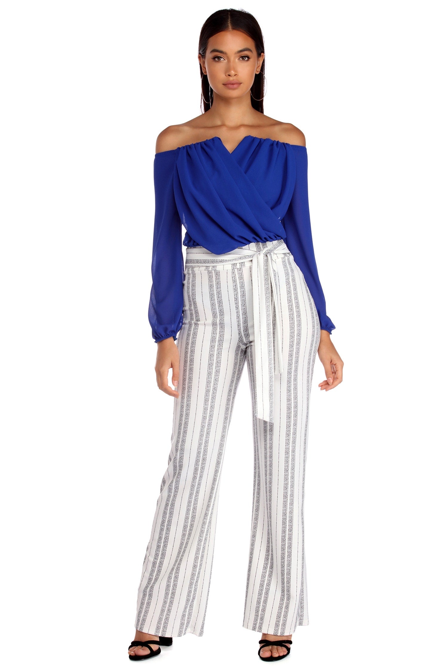 Sophisticated In Chiffon Strapless Top